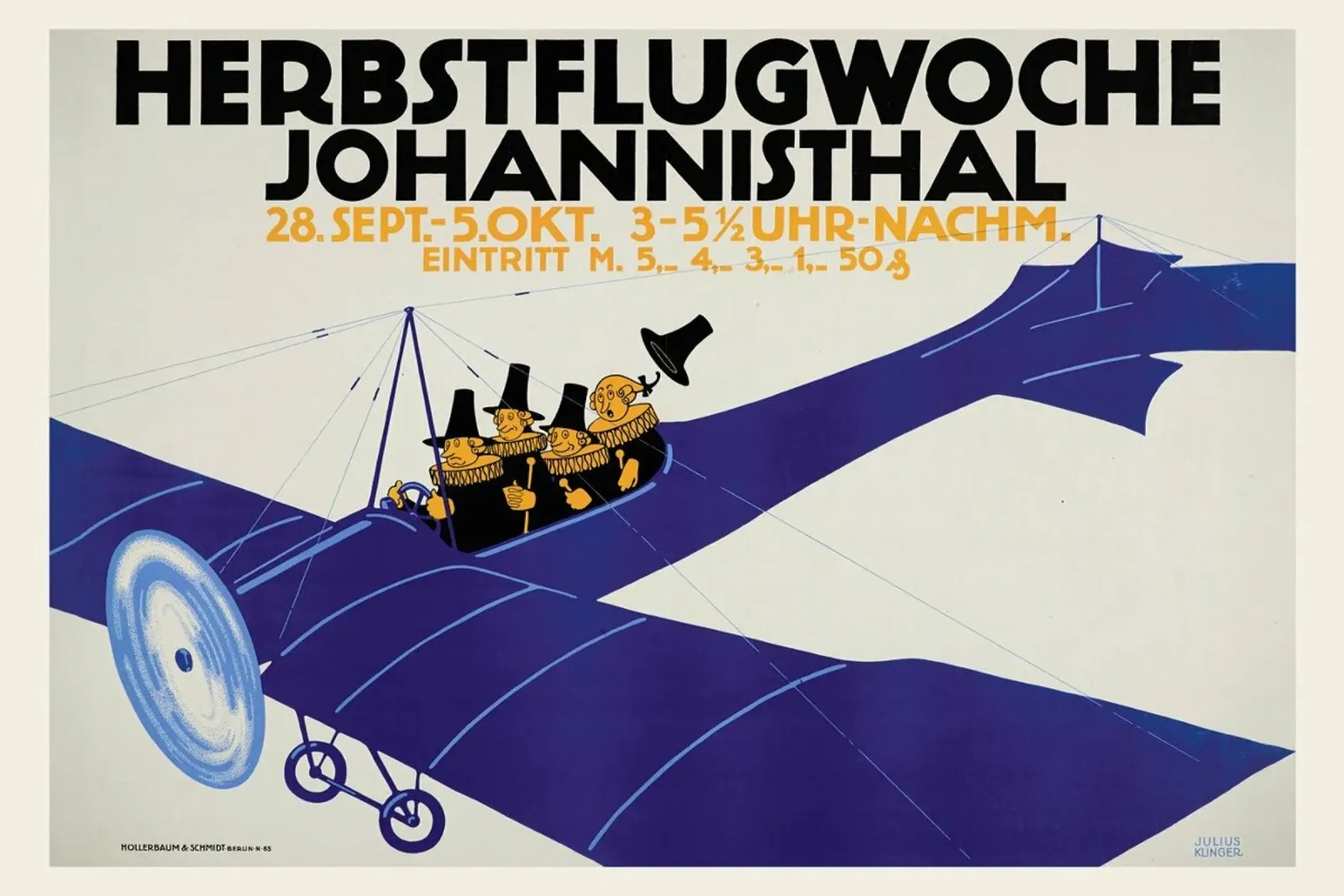 Herbstflugwoche poster con telaio in plastica da ARTOTHEK