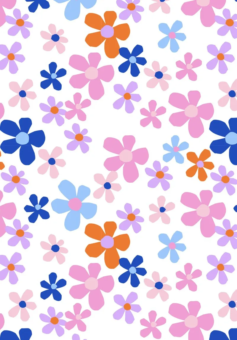 Wiesenblumen poster con telaio in plastica da Lisa Jasmin Bauer