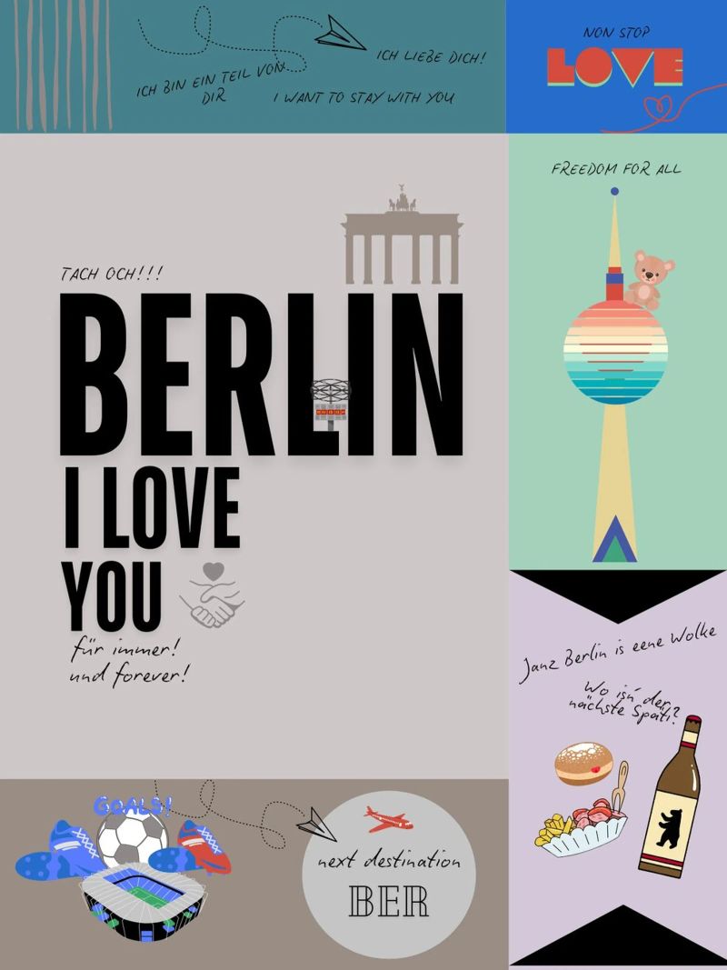 Forever Berlin Poster von DLart
