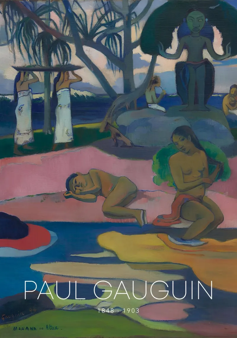 Gauguin Mahana No Atua Stampa Dio post-impressionista carta hahnemühle da NorwesClub