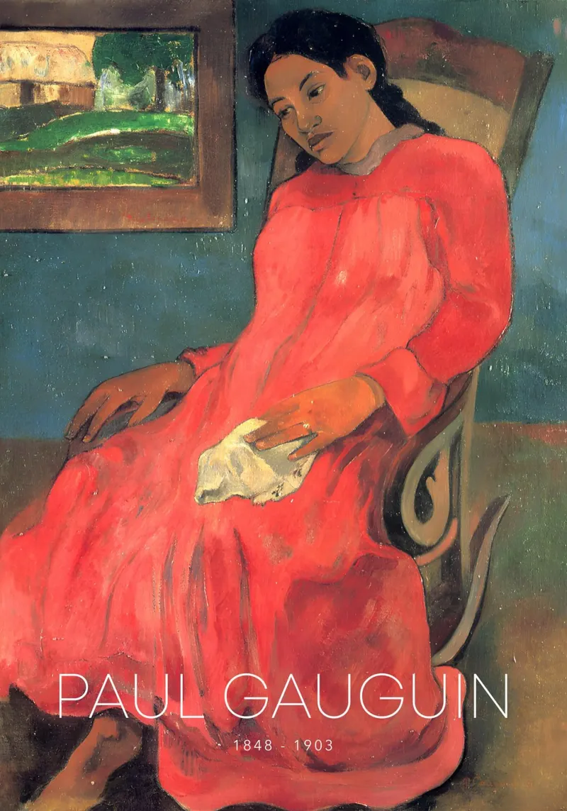 Gauguin Faaturuma Post-Impressionist Portrait Print canvas by NorwesClub