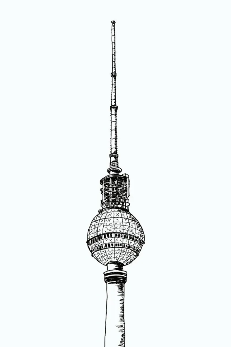 Berliner Fernsehturm pellicola backlit da KP Design