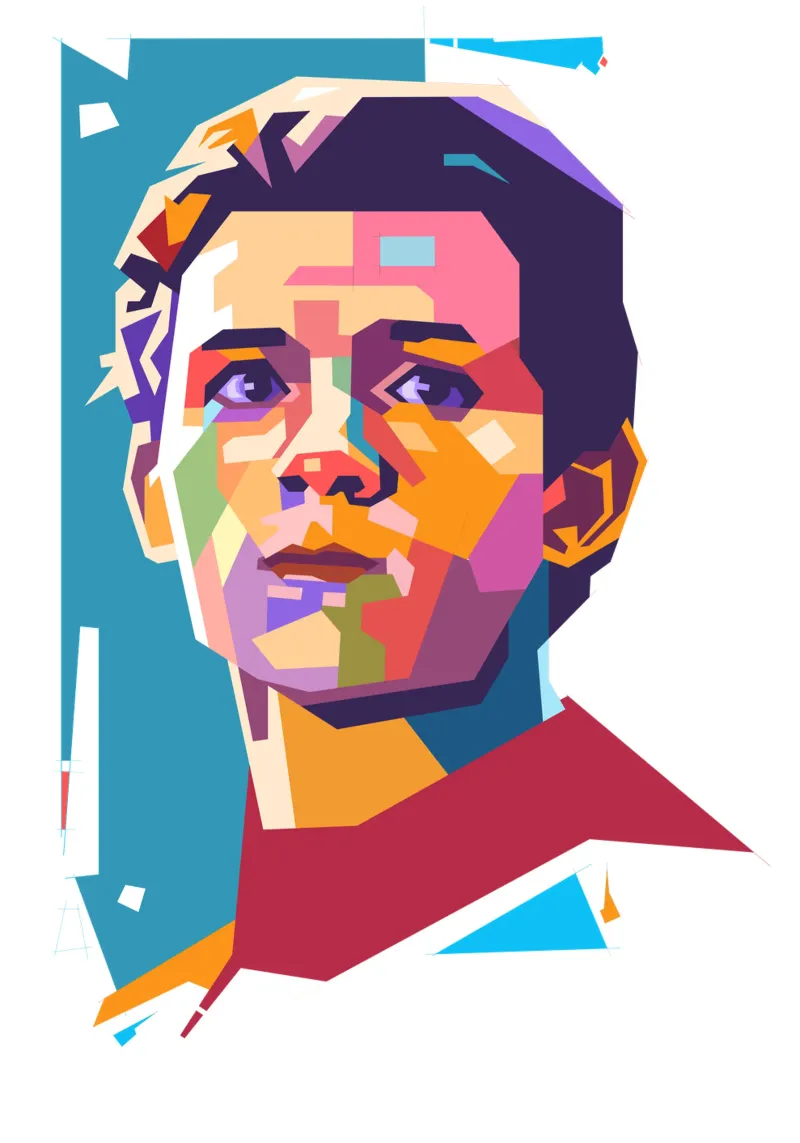 Retrato pop art de Tom Holland placa de forex de Hantamrata