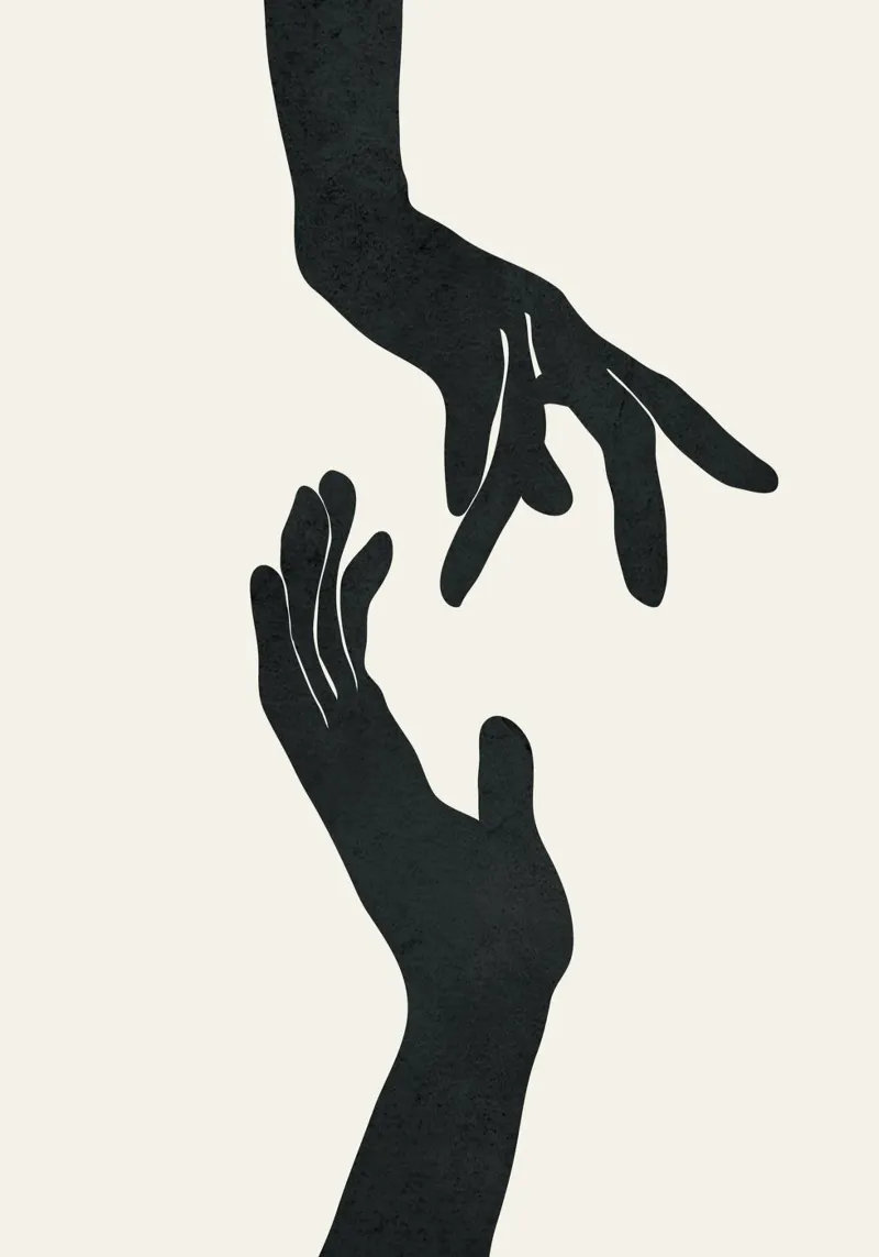 Abstract Hands pellicola backlit da Nadjaa