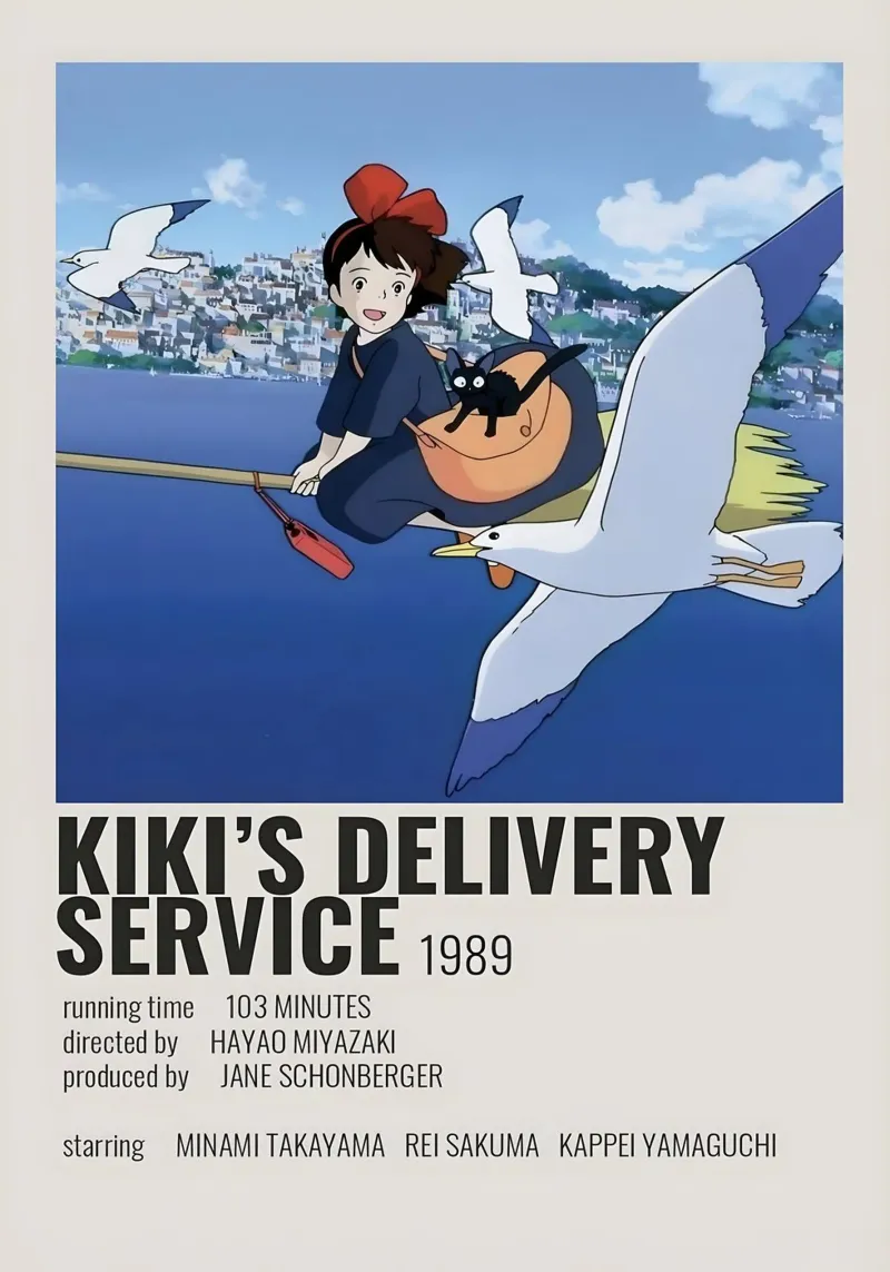KIKI'S DELIVERY SERVICE 1989 pellicola backlit da Totoya