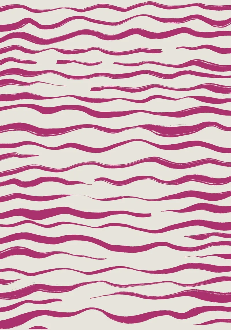 Ondas abstractas de color rosa metacrilato de Sixmai