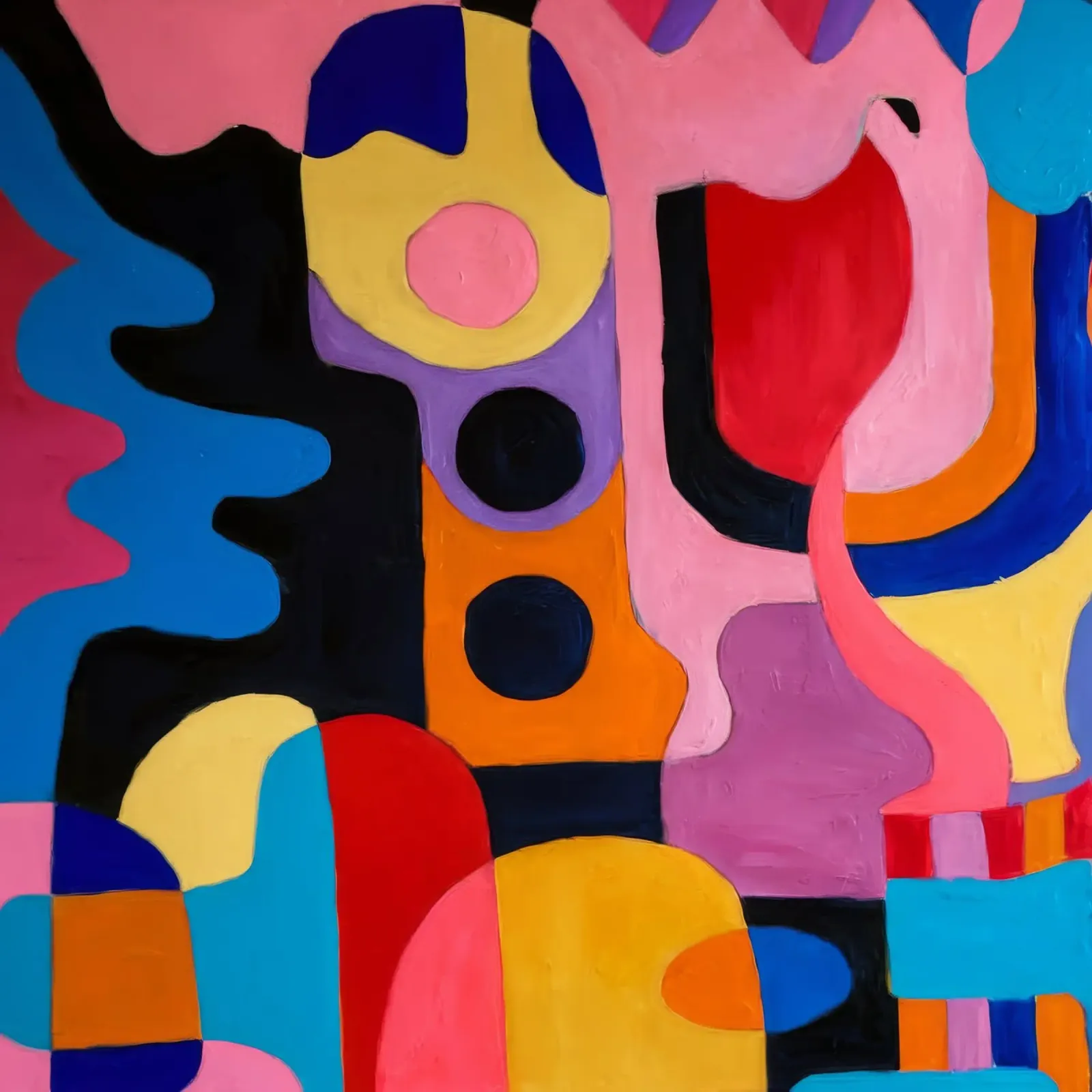 Sinfonia astratta di colori poster da Monarco Virtuoso