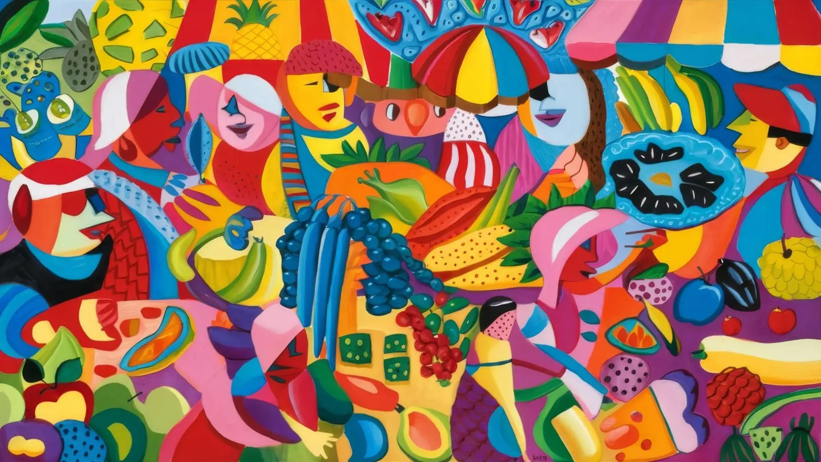 Lebendiges Chaos Karneval Hahnemühle von Monarco Virtuoso