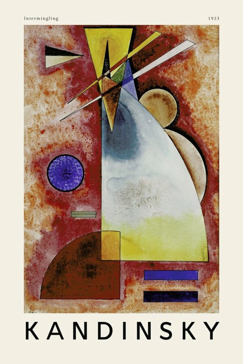 Kandinsky - Intermingling poster van ARTOTHEK