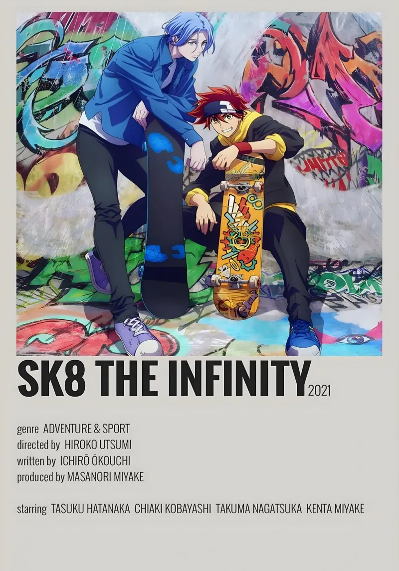SK8 THE INFINITY 2021 poster da Totoya
