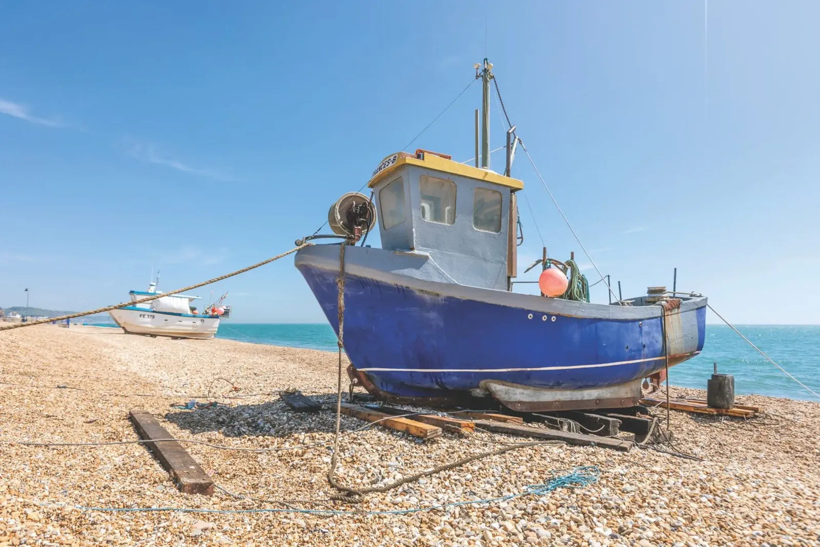 Barche da pesca pellicola backlit da Dave Hare Photography