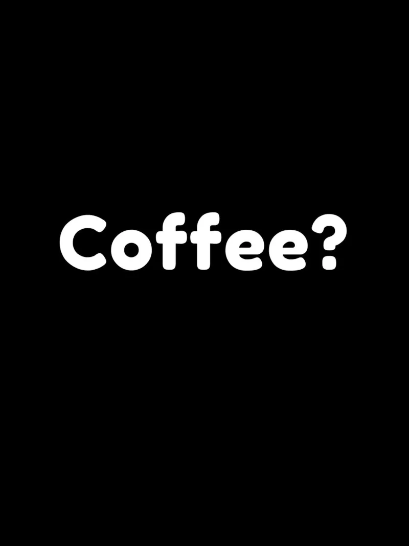 Coffee? - Küche - Kaffeeliebe - Coffeelover poster con telaio in alluminio da keinkonzept