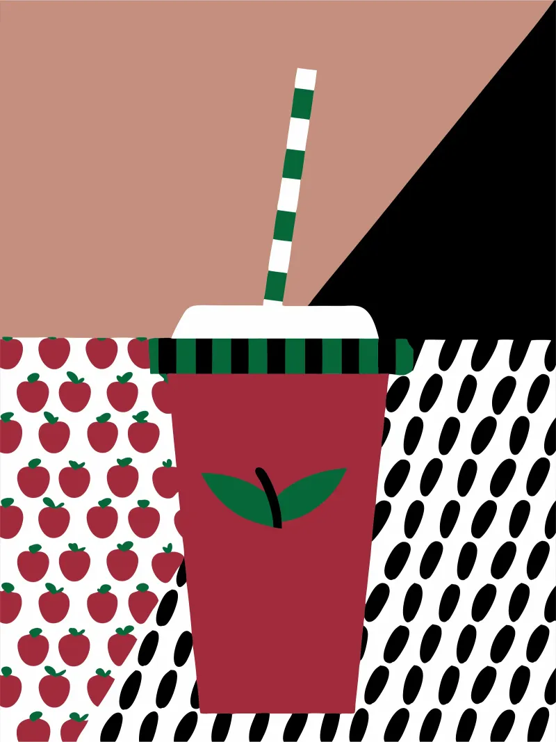 Bevanda al succo pellicola backlit da LOOK DIFFERENT