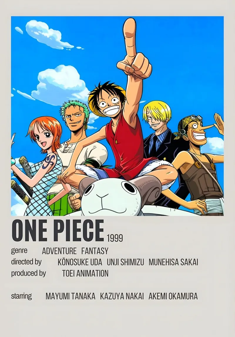 ONE PIECE 1999 pellicola backlit da Totoya