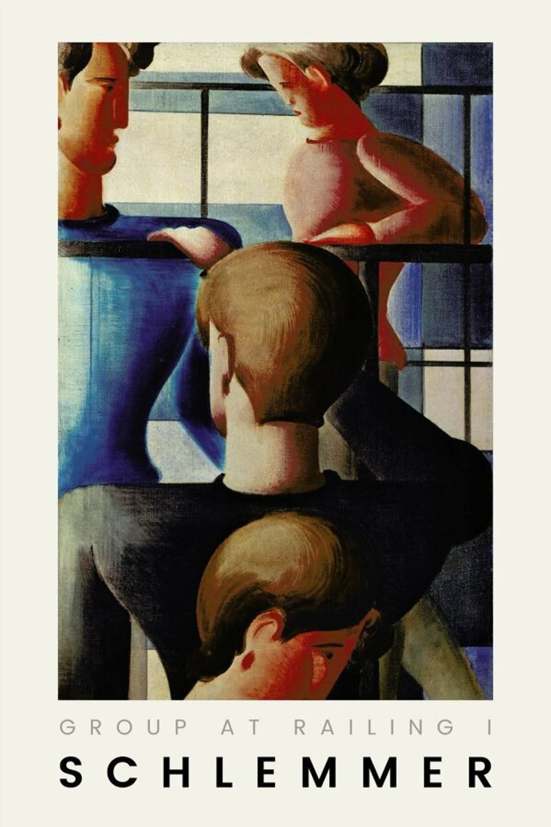 Schlemmer - Group at Railing I Poster von ARTOTHEK