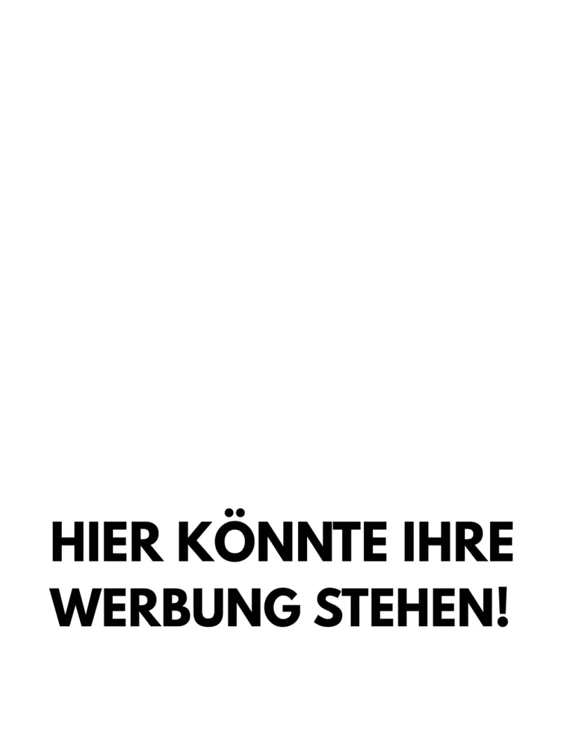 Hier könnte Ihre Werbung stehen - Spruch - german words Poster mit Kunststoffrahmen von keinkonzept