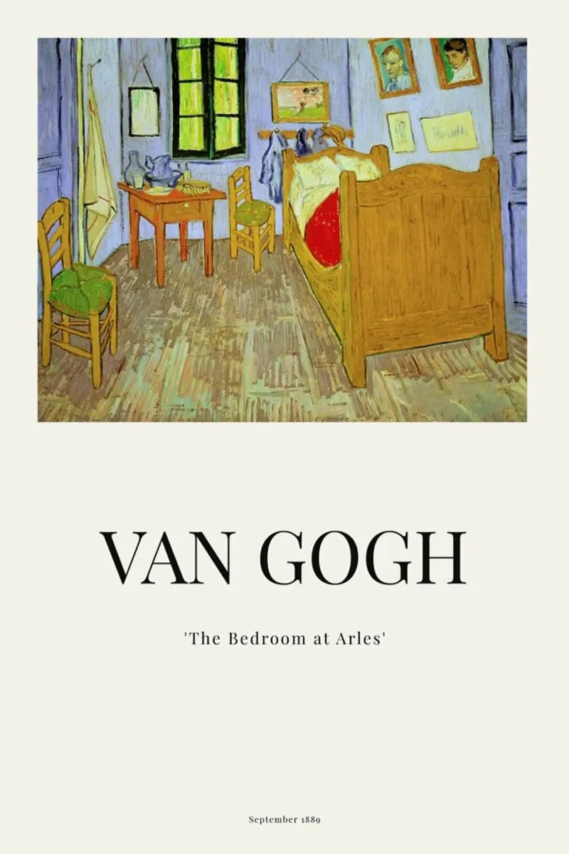 van Gogh - The Bedroom at Arles pellicola backlit da ARTOTHEK