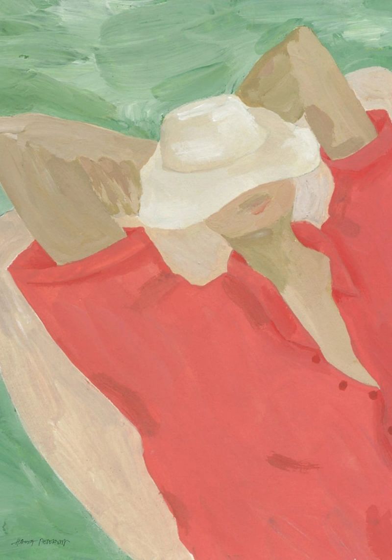 Hanna Peterson Urlaub Poster von Davidprint