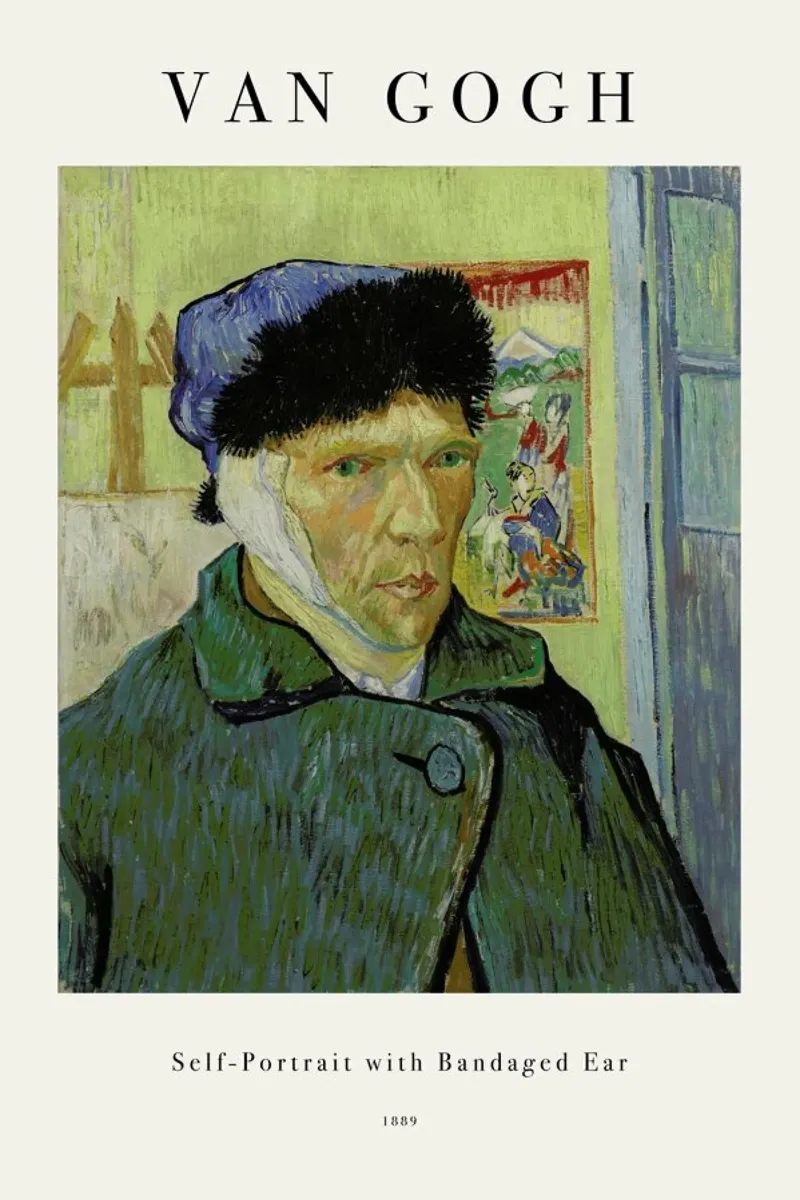 van Gogh - Self-Portrait with Bandaged Ear pellicola backlit da ARTOTHEK