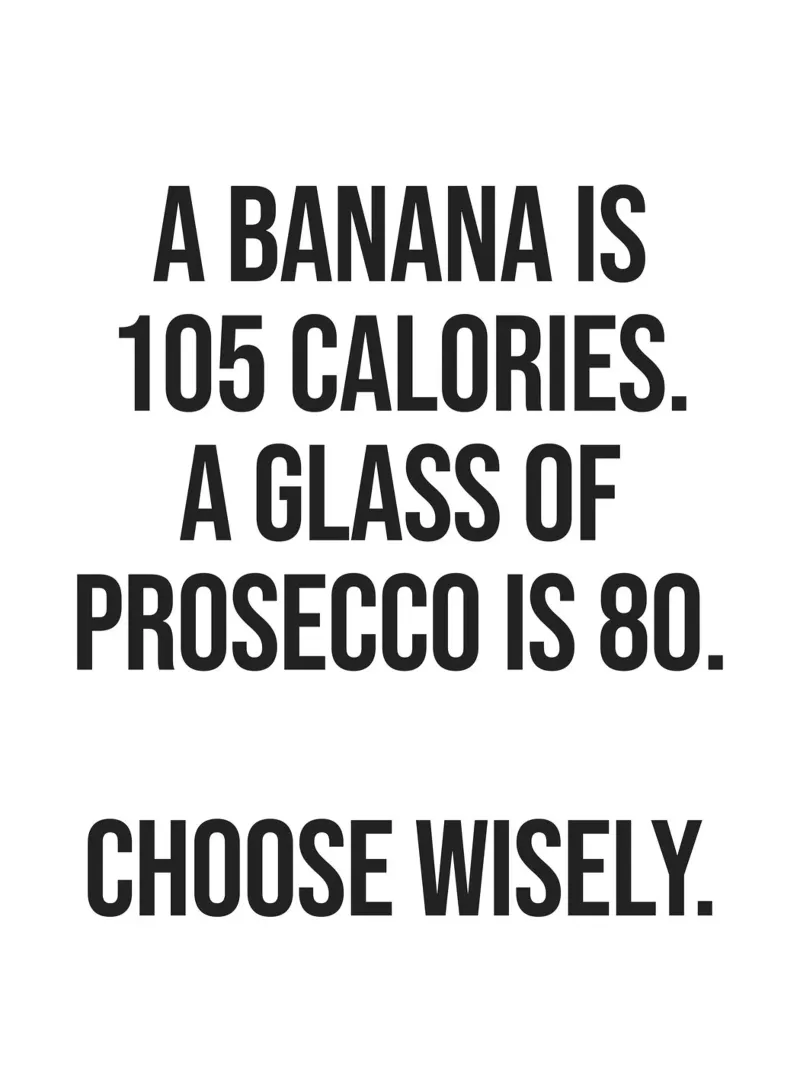 Prosecco funny quote poster da Paigaam Studio