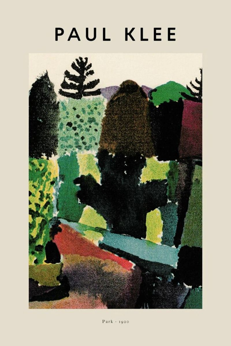 Paul Klee - Park - 1920 poster da Vintage by JUNIQE
