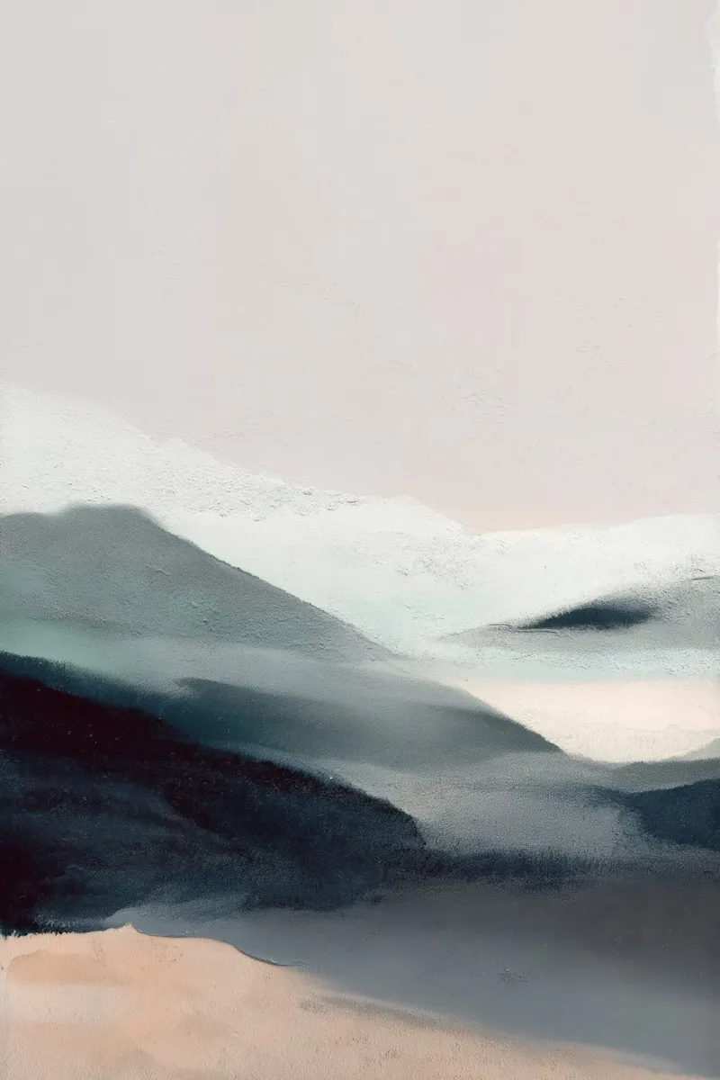 Paesaggio astratto pellicola backlit da Melloi Art Print