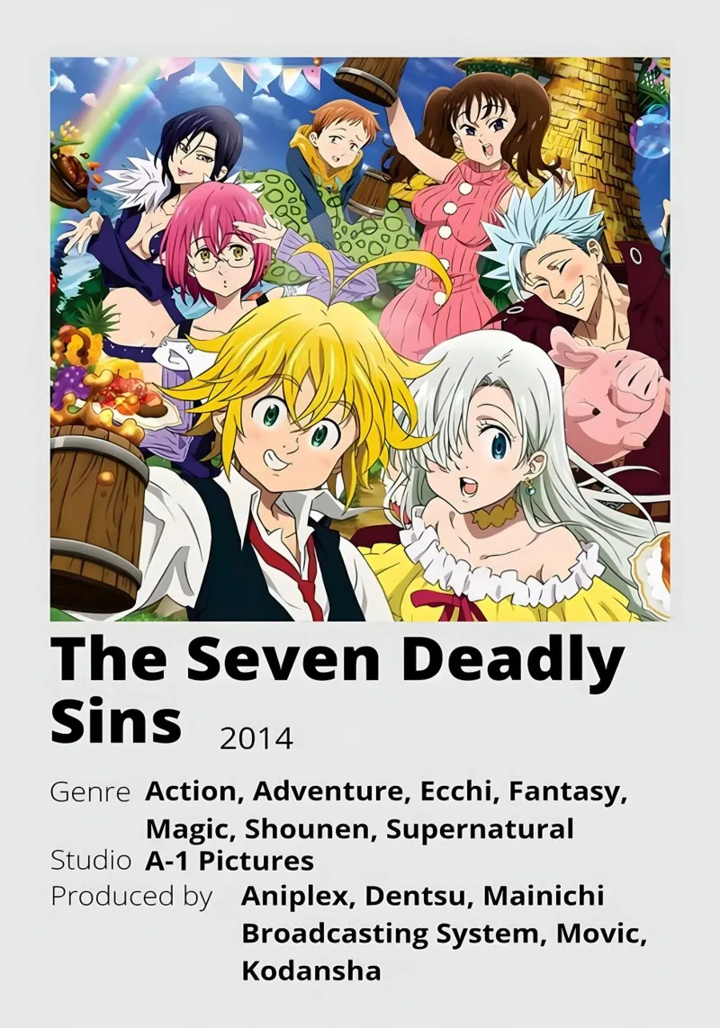 The Seven Deadly Sins  2014 pellicola backlit da Totoya