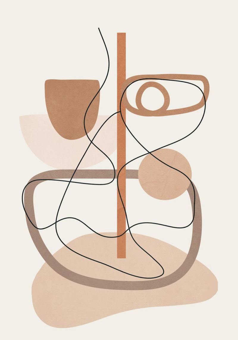Abstract Line Movement I poster by cityart