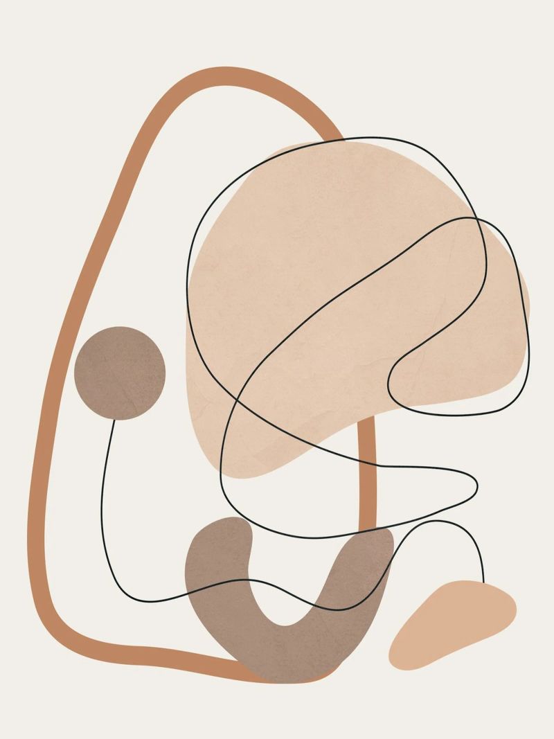 Abstract Line Movement II alluminio dibond da cityart