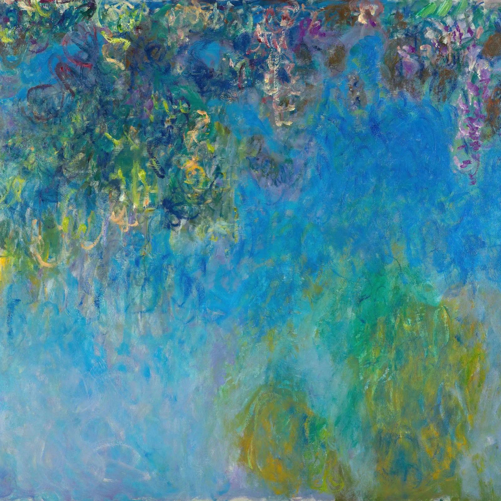 Claude Monet Glycine poster de 50 masterpieces