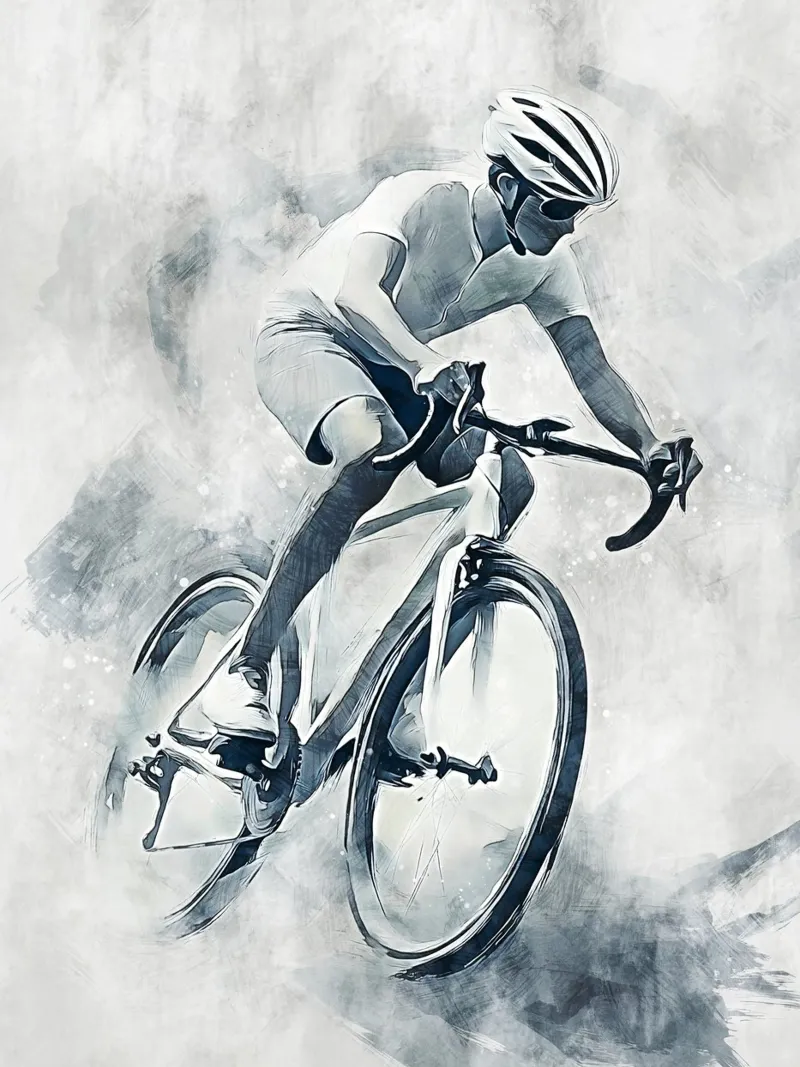 Cycling art B pellicola backlit da Mateo
