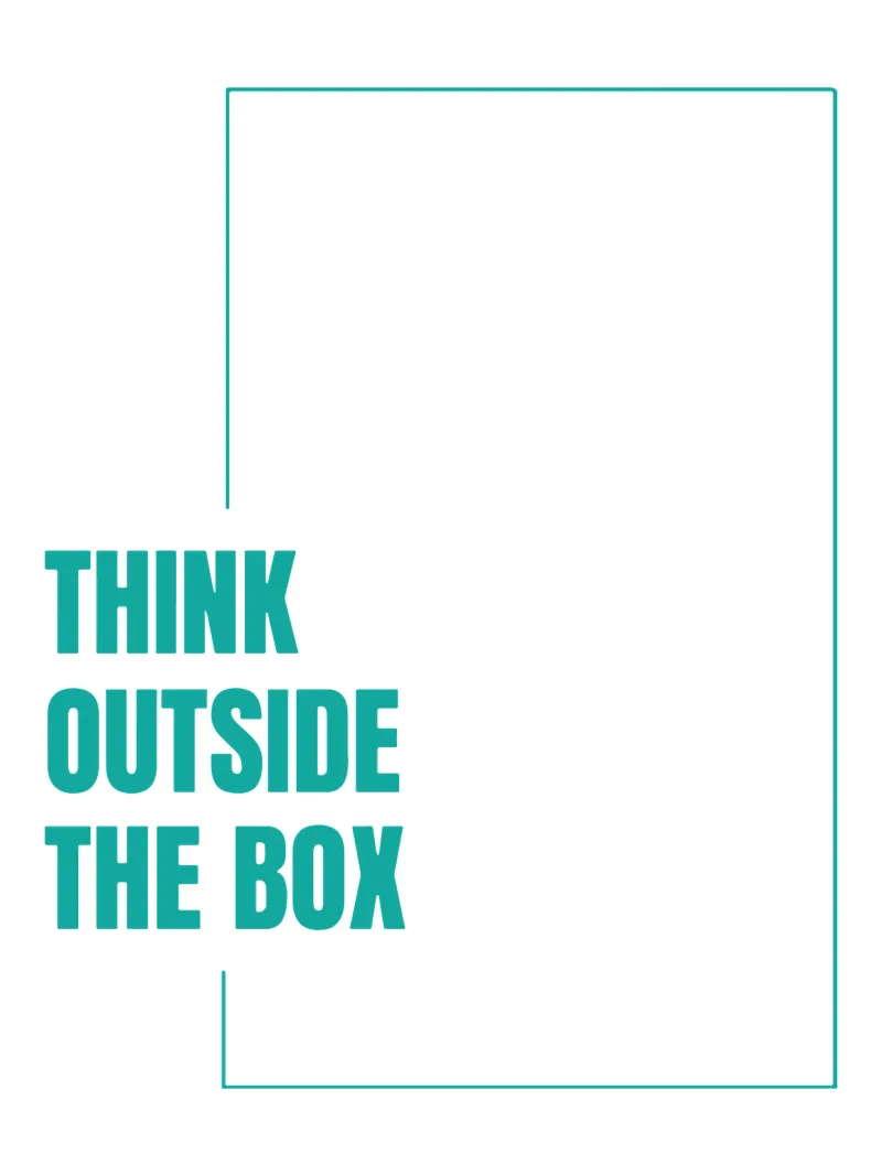 Think outside the box canvas by Gunawan Rb