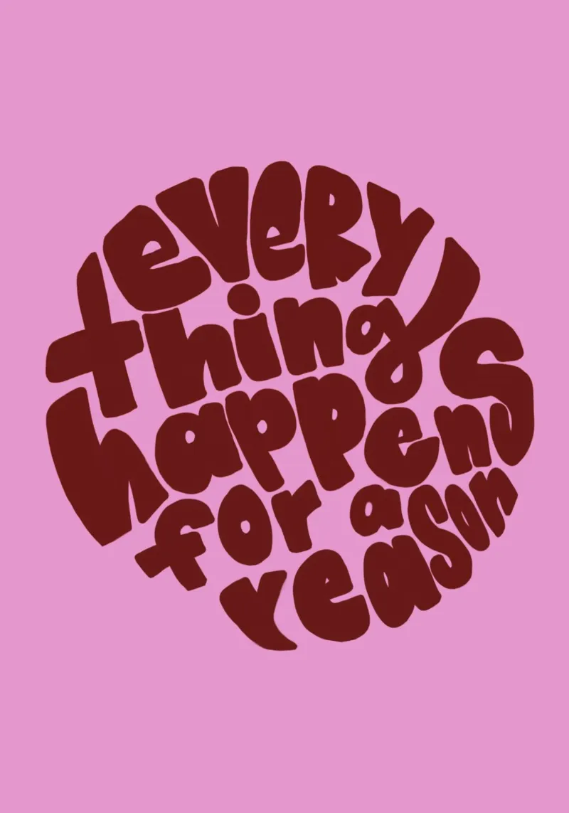 Every thing happens for a reason carta hahnemühle da She‘s drawing