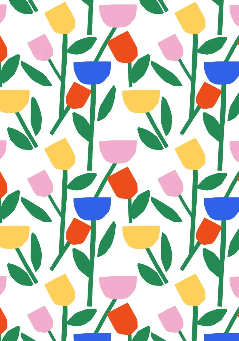 Wiesenblumen poster con telaio in plastica da Lisa Jasmin Bauer