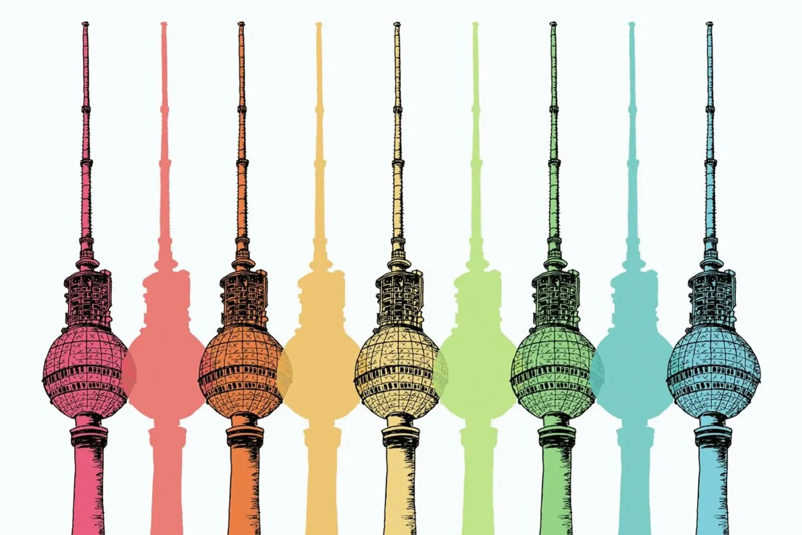 Colorful Berlin carta hahnemühle da KP Design