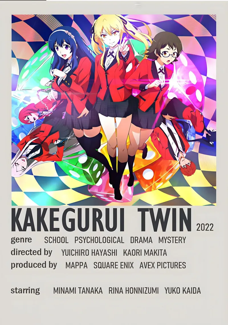 KAKEGURUI TWIN  2022 pellicola backlit da Totoya