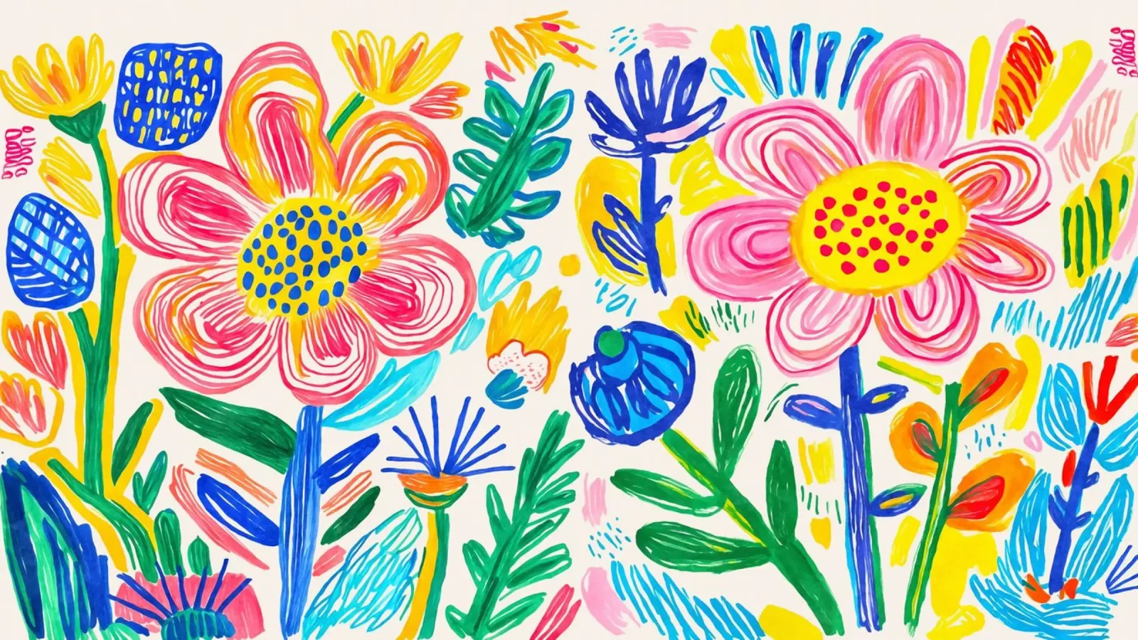 Bold Pop Summer Blooms pellicola backlit da Andrea Haase Modern Home