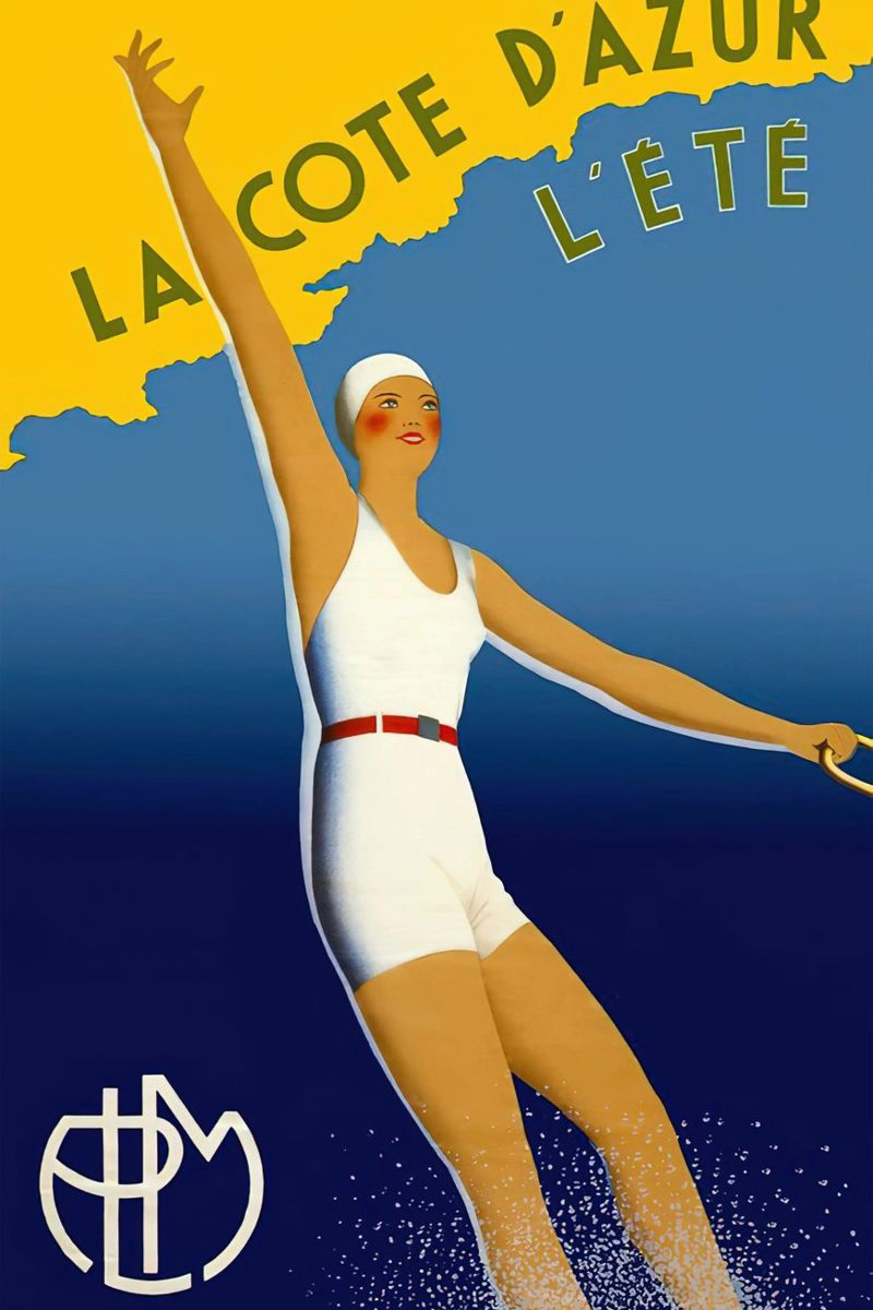 The French Riviera in summer - French Riviera poster by MIa_Dispath