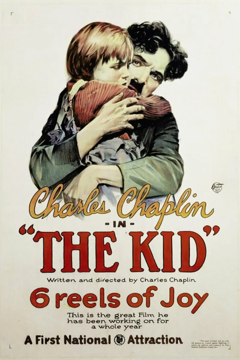 Charlie Chaplin 'The Kid' pellicola backlit da ARTOTHEK