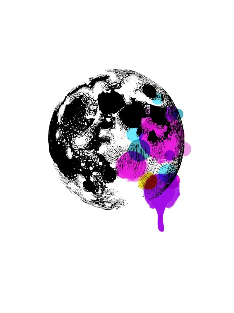 The Moon pellicola backlit da Indigo Rain