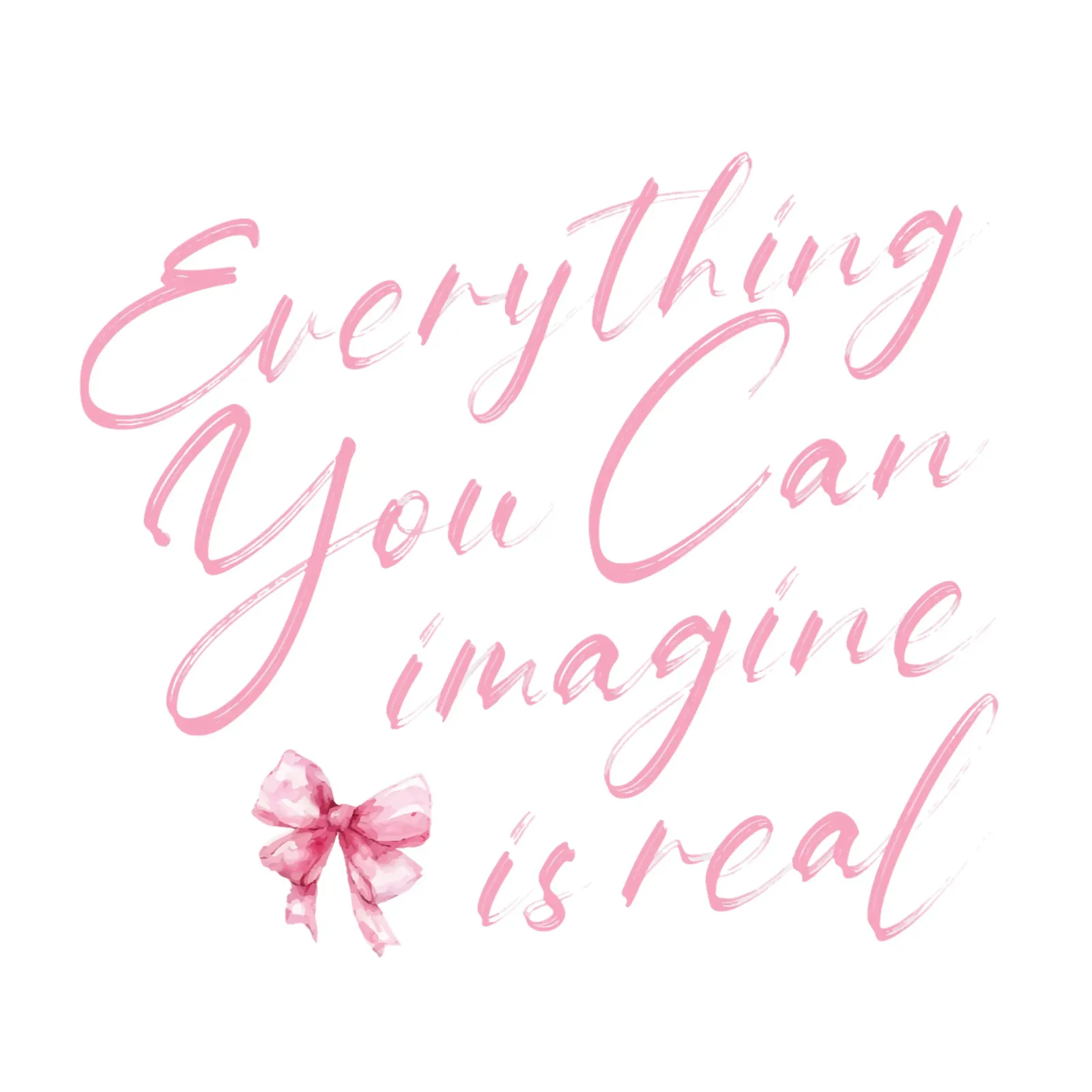 Everything You Can Imagine Is Real canvas by Gunawan Rb
