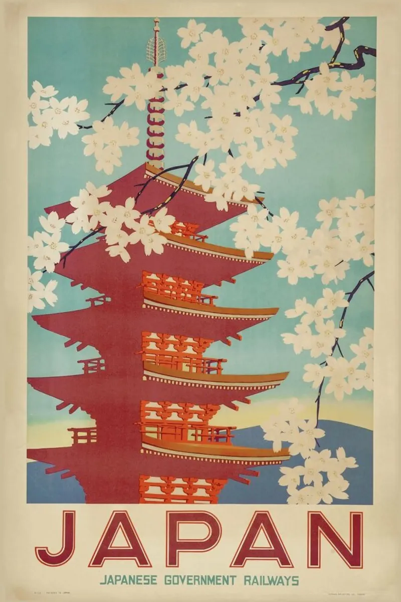 Japanese Government Railways poster da ARTOTHEK