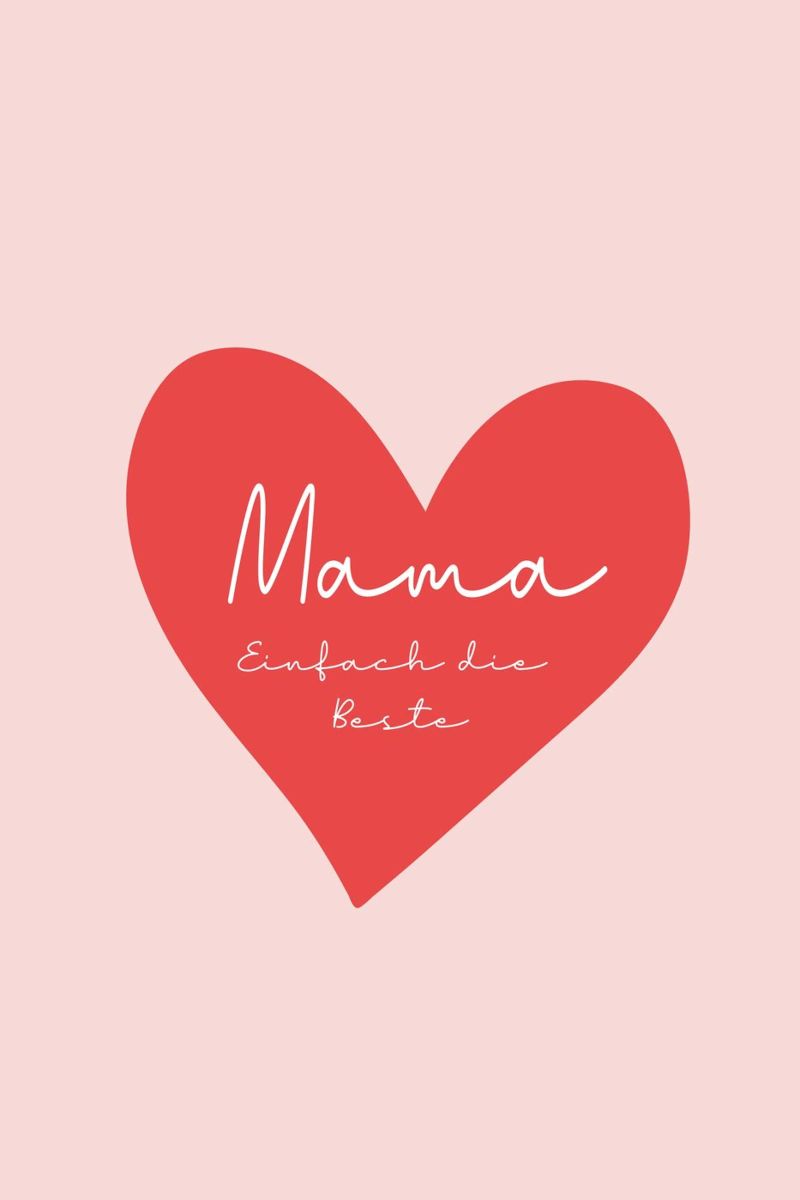 Mama - Einfach die Beste Poster von Typo Designs