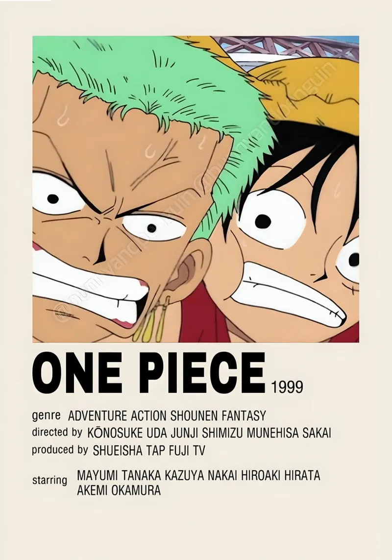 ONE PIECE 1999 pellicola backlit da Totoya