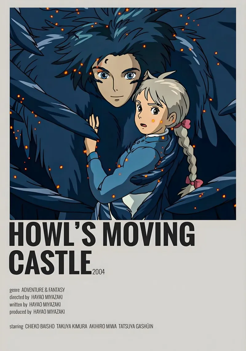 HOWL'S MOVING CASTLE 2004 pellicola backlit da Totoya