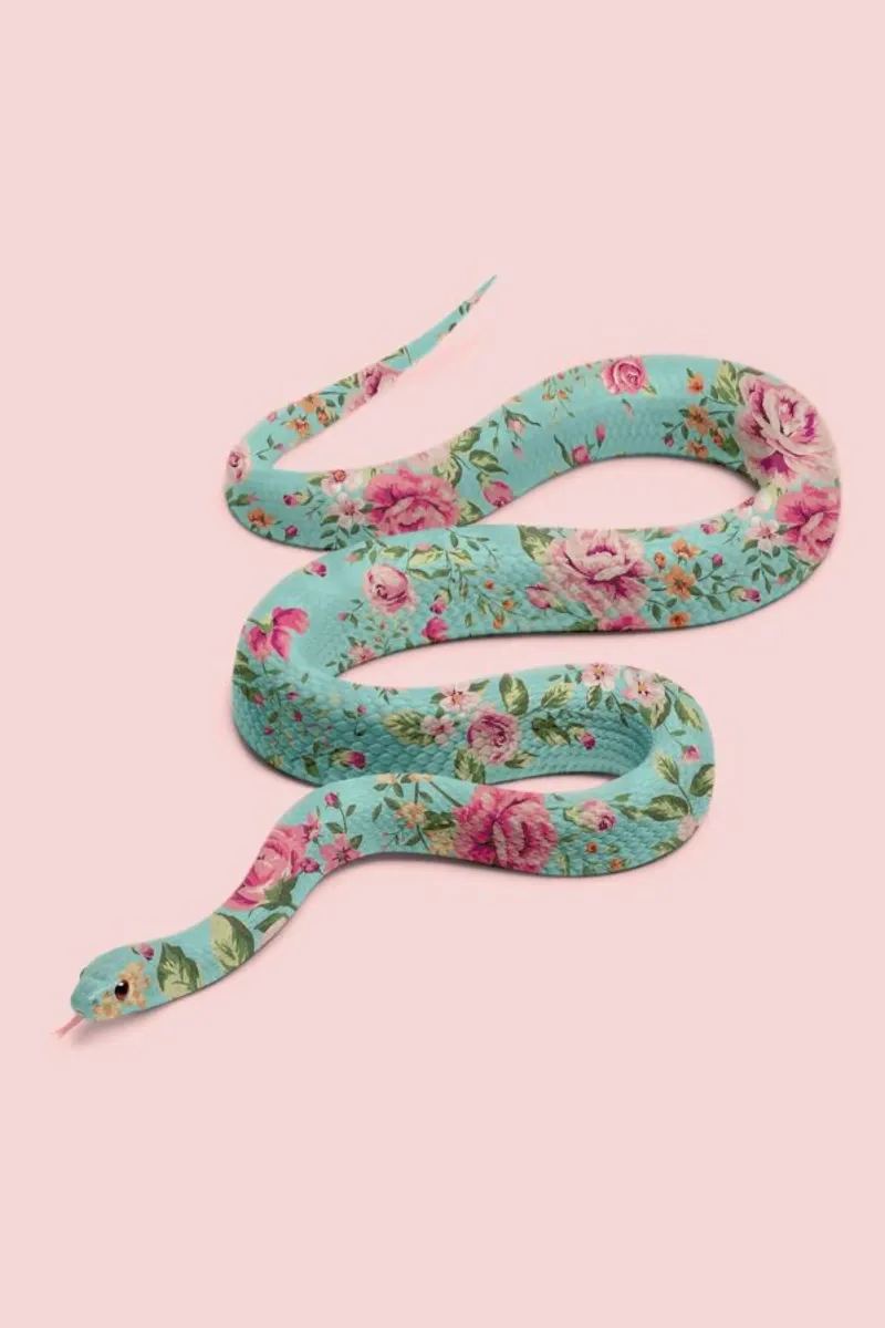 Floral Snake pellicola backlit da Paul Fuentes Design