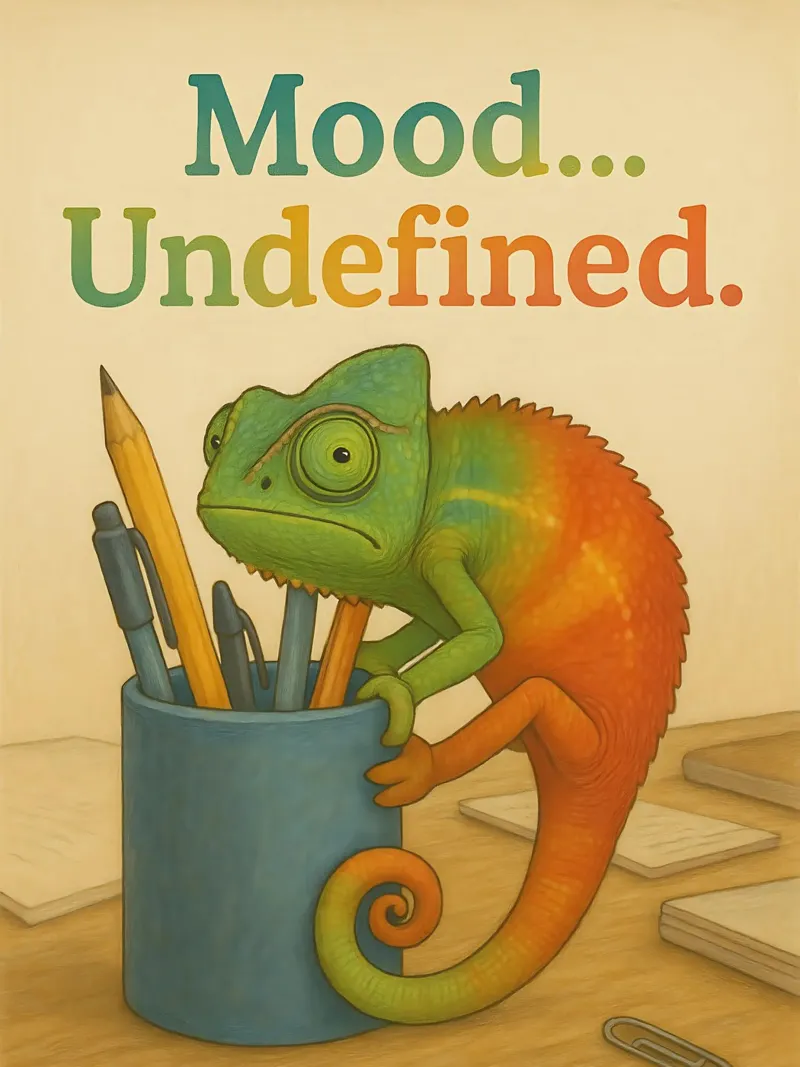 Grappige kameleon meme canvas met Baklijst van Funny Humor Art