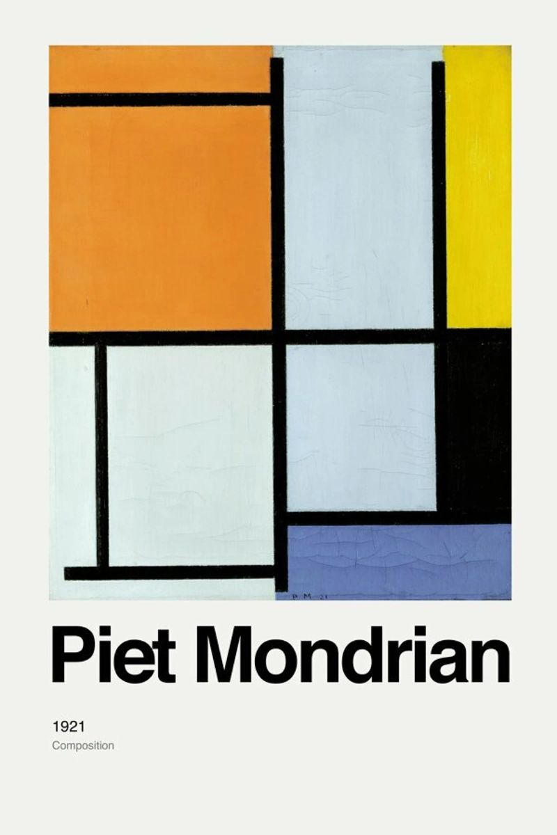 Mondrian - Composition 1921 poster de ARTOTHEK