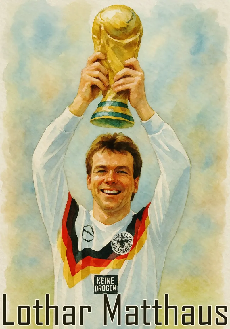 Lothar Matthaus Riparare Immaginazione Ridisegnare pellicola backlit da MOKAIYA