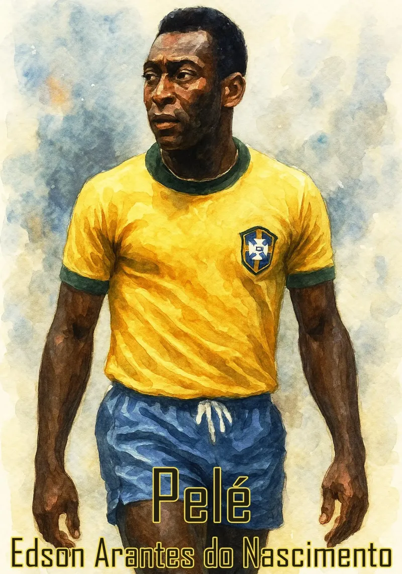 Pelé Repeindre Imagination Redessiner hahnemühle de MOKAIYA